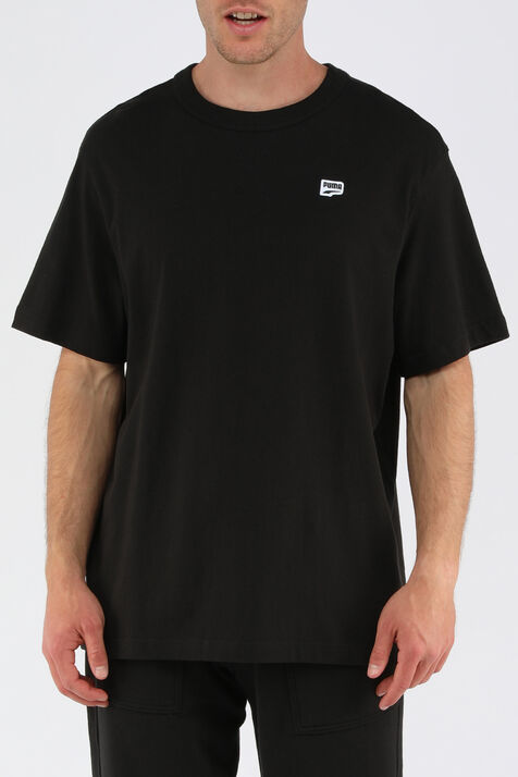 חולצת טי שחורה עם לוגו PUMA