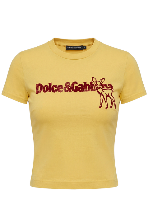 חולצת טי קרופ DOLCE & GABBANA