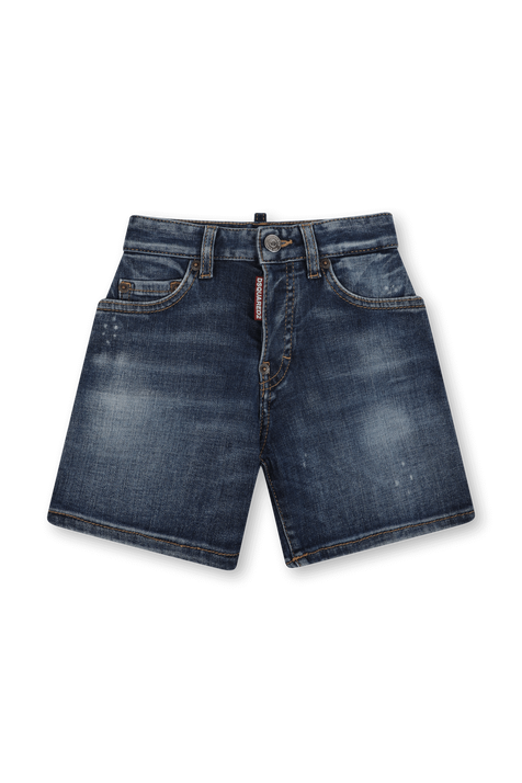 מכנסי ג'ינס ברמודה - גילאי 6-16 שנים DSQUARED2 KIDS