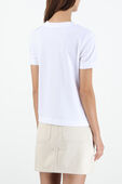תמונת דוגמן אחורית של Timeless Logo Tshirt in White