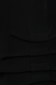 שמלת מיני אורורה סרוגה בצבע שחור IRO