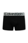 מארז שלישיית תחתוני בוקסר צמודים שחורים CALVIN KLEIN