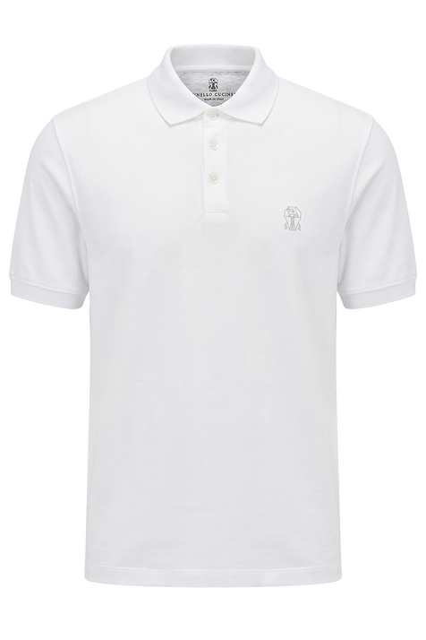 חולצת פולו בגזרת סלים BRUNELLO CUCINELLI