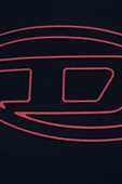 טי-שירט שחורה עם לוגו DIESEL