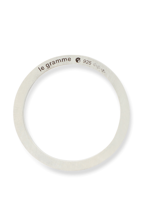 טבעת 7 גרם מכסף 925 מוברש LE GRAMME