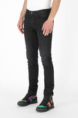 Low Rise Skinny Jeans In Black SAINT LAURENT