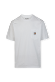 חולצת טי עם כיס חזה בצבע לבן CARHARTT WIP