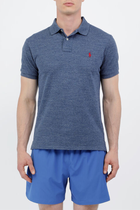 חולצת פולו סלים מכותנה POLO RALPH LAUREN