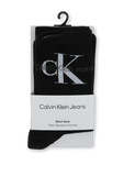 זוג גרביים עד הברך בגוון שחור CALVIN KLEIN