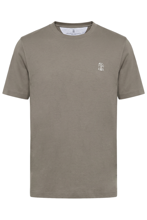 חולצת טי בגזרה ישרה BRUNELLO CUCINELLI