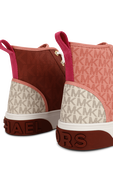 נעלי סניקרס גרטי מונוגרמיות ברכיסה גבוהה MICHAEL KORS
