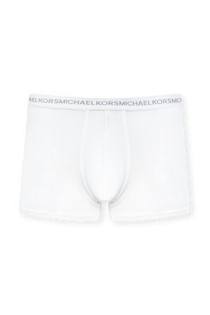 3-Pack Stretch Cotton Trunks in White MICHAEL KORS