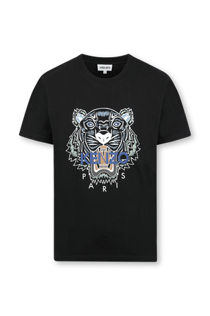 חולצת טי עם סמל הנמר בצבע שחור KENZO