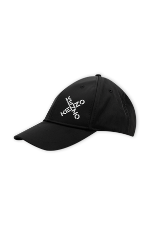 X Logo Baseball Cap in Black KENZO