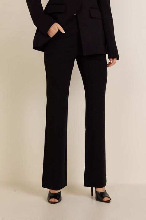 מכנסיים מחויטים בגזרה ישרה