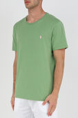חולצת טי ירוקה עם לוגו פרש רקום POLO RALPH LAUREN