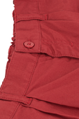גילאי 3-12 חודשים מכנסיים אדומים עם סגירת כפתור PETIT BATEAU