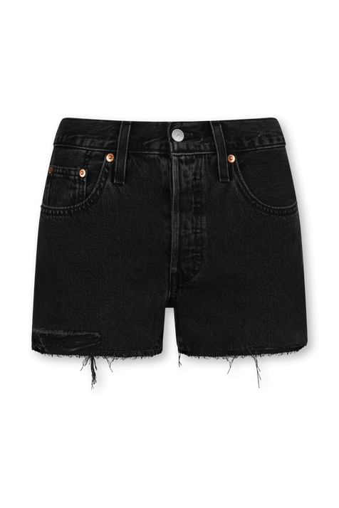 מכנסי ג'ינס 501 קצרים עם אמרות פרומות LEVI`S