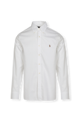 Slim Fit Cotton Shirt in White POLO RALPH LAUREN