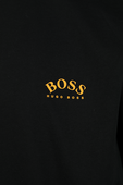 חולצת טי ארוכה בצבע שחור BOSS