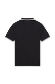 חולצת פולו ספורטיבית שחורה FRED PERRY