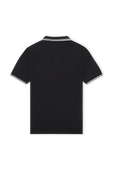 חולצת פולו ספורטיבית שחורה FRED PERRY