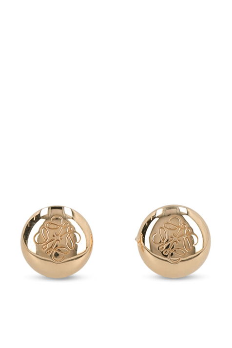 עגילים עם הטבעת לוגו