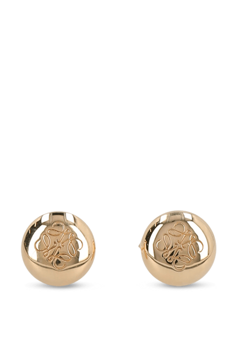 עגילים עם הטבעת לוגו