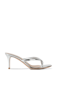 Calypso Heels in Silver GIANVITO ROSSI