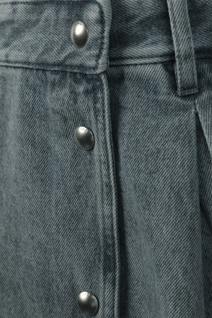 שמלת מיני ג'ינס אסימטרית בשטיפה בינונית IRO