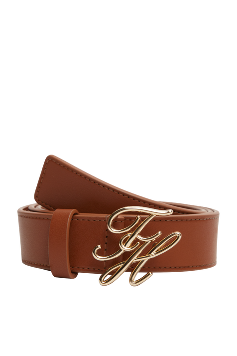 חגורת עור TOMMY HILFIGER