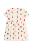 שמלה קצרה פרחונית - גילאי 18-36 חודשים PETIT BATEAU