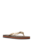 Logo Flip Flops in Brown MICHAEL KORS