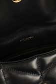 Puffer Toy Bag In Quilted Black Leather SAINT LAURENT