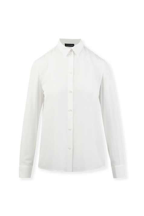 Silk Shirt in White EMPORIO ARMANI