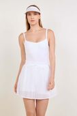 תמונת דוגמן קידמית של Ace Advantage Cutout Tennis Dress