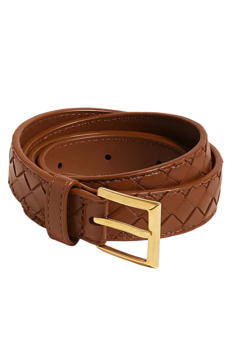 חגורת עור סולו BOTTEGA VENETA