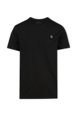 T-shirt Platinum Cut Round Neck Original in Black PHILIPP PLEIN