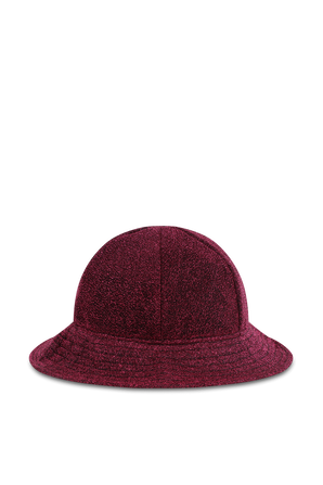 כובע שמש עם שרוכים בגוון ורוד פוקסיה מנצנץ OSEREE KIDS