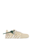 נעלי סניקרס מקנבס בגוון בז' עם לבן OFF WHITE