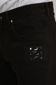 מכנסי ג׳ינס עם רקמה צידית FENDI