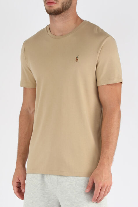 חולצת סלים טי עם לוגו רקום POLO RALPH LAUREN