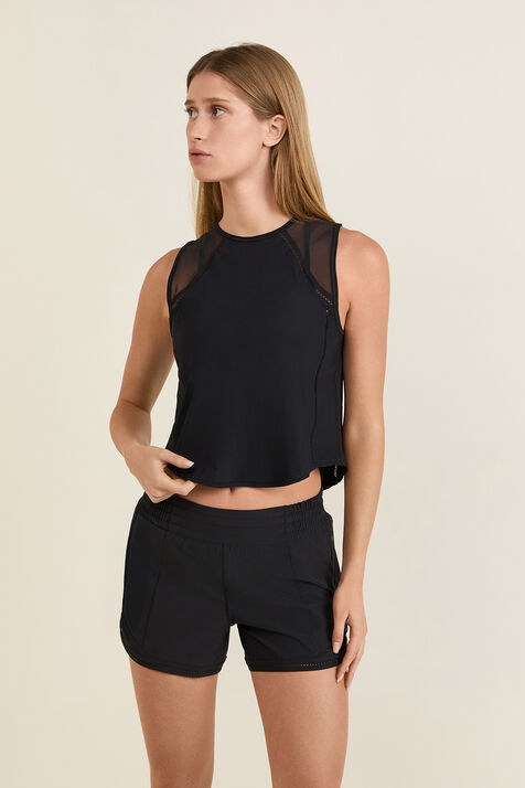 Sculpt Crop Tank Lace Trim LULULEMON