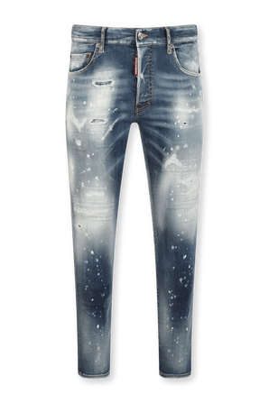 מכנסי ג'ינס סופר טווינקי בשטיפה בינונית DSQUARED2