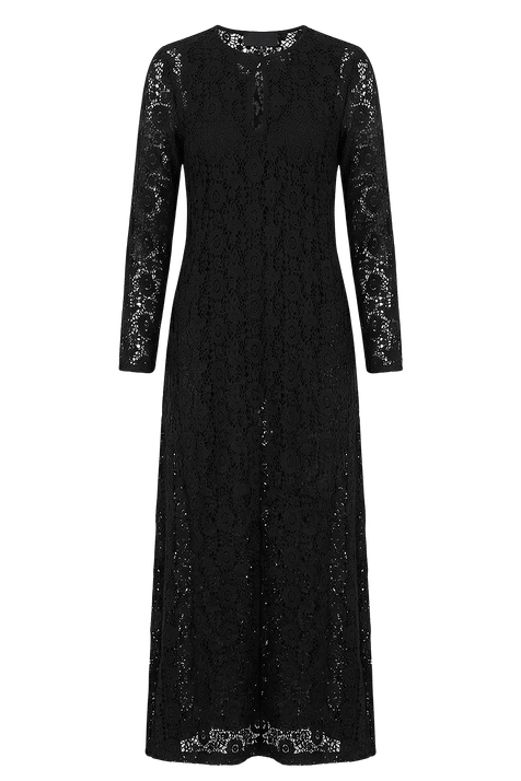 שמלת מקסי תחרה NILI LOTAN