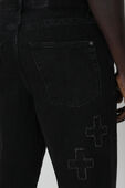 מכנסי ג'ינס בגזרה ישרה KSUBI