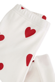 מכנסיים עם הדפס לבבות - גילאי NB-18 חודשים PETIT BATEAU