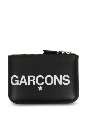 ארנקון מעור עם לוגו COMME des GARCONS
