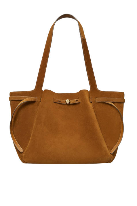 'תיק כתף רומי זמש לארג TORY BURCH