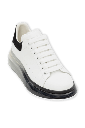 WHITE OVERSIZED SNEAKER WITH TRANSPARENT ALEXANDER MCQUEEN